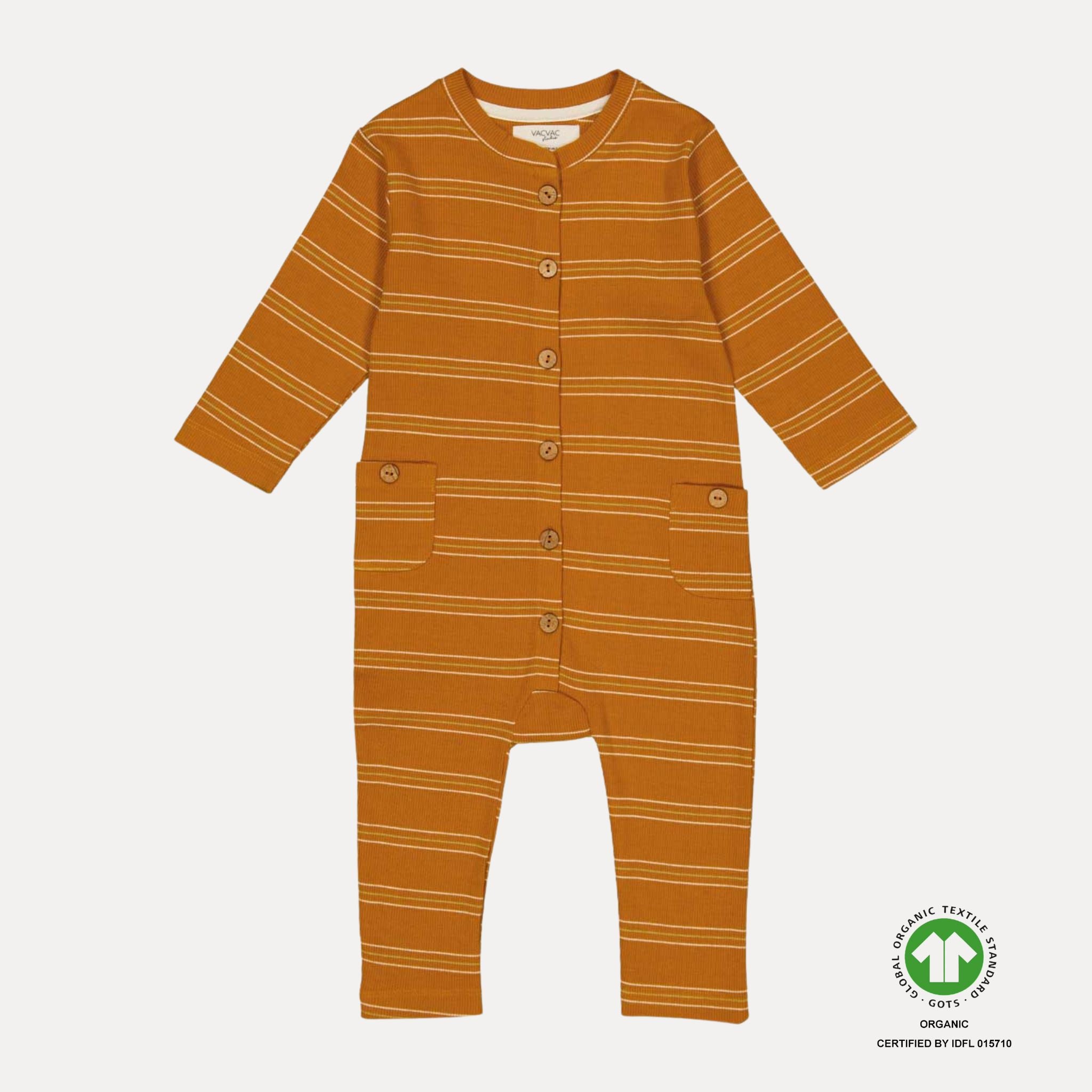 VACVAC studio HARPER suit LS Heldragter, lange ærmer Honeyscotch stripes