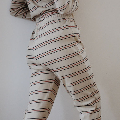 VACVAC studio CARLY leggings Mummy Leggings Seed Pearl stripes